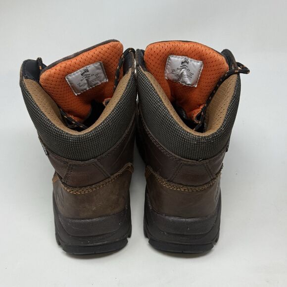 HOSS Hudson Composite Toe Work Boots Mens 9 Brown Leather Insulated Waterproof - Picture 10 of 16